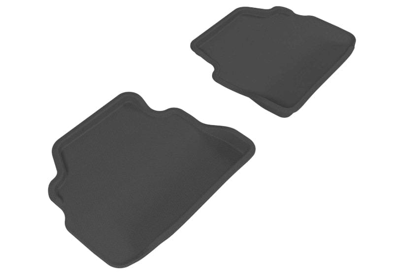 Kies-Motorsports 3D MAXpider 3D MAXpider 2007-2013 BMW 3 Series E92 Kagu 2nd Row Floormats - Black