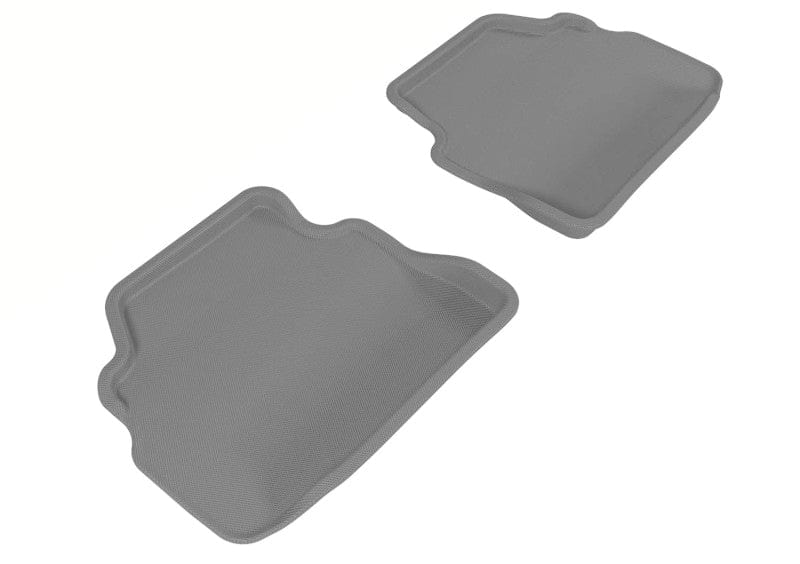 Kies-Motorsports 3D MAXpider 3D MAXpider 2007-2013 BMW 3 Series E92 Kagu 2nd Row Floormats - Gray