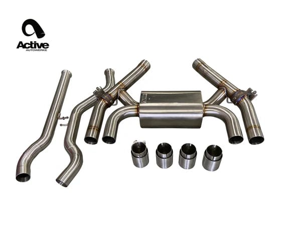 Kies-Motorsports Active Autowerkes Active Autowerke BMW F87 M2C Valved Rear Axle-back Exhaust