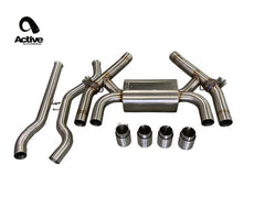 Kies-Motorsports Active Autowerkes Active Autowerke BMW F87 M2C Valved Rear Axle-back Exhaust