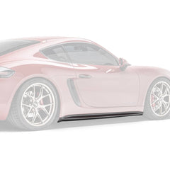 Kies-Motorsports Adro Porsche 718 Prepreg Carbon Fiber Side Skirts