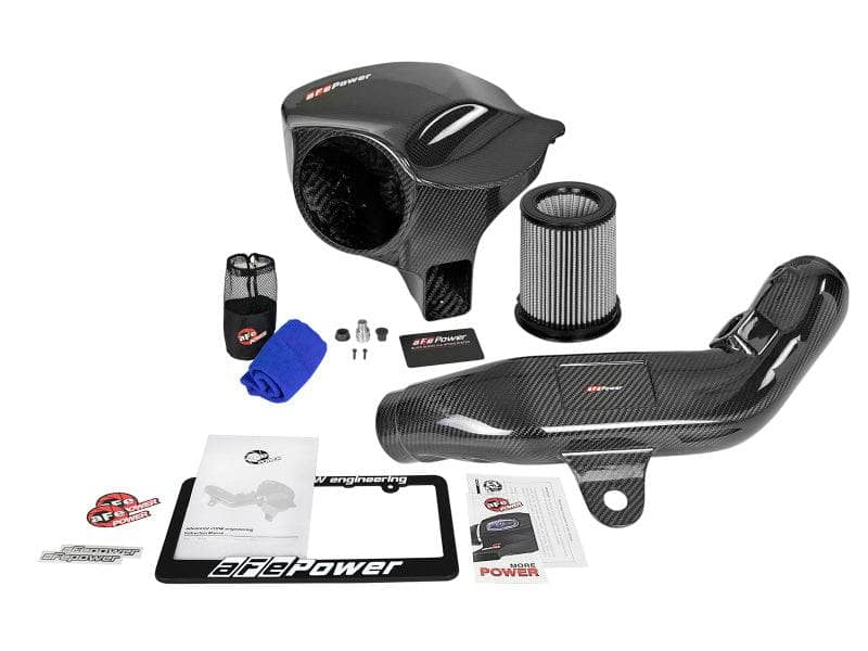 Kies-Motorsports aFe aFe Black Series Carbon Fiber CAIS w/PDS Filter 16-18 BMW M2 (F87) L6-3.0L
