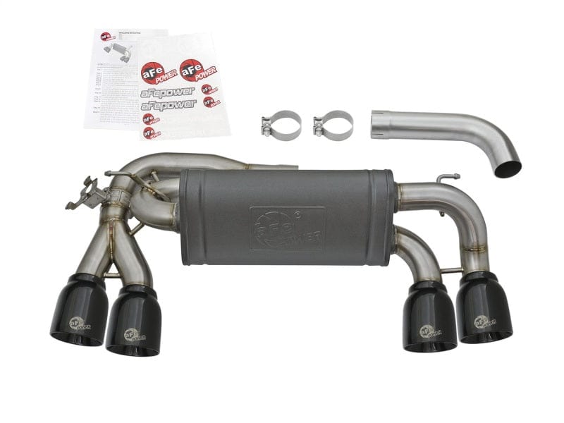 Kies-Motorsports aFe aFe MACHForce XP 3in - 2 1/2in Axle Back 304SS Exhaust w/ Black Tips 16-17 BMW M2 (f87)