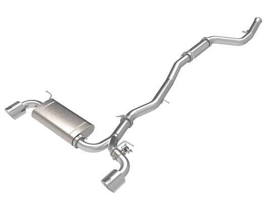 Kies-Motorsports aFe aFe POWER Takeda 2021 Toyota Supra 2.0L (t) 2.5in-3in 304 SS CB Exhaust w/ Polished Tips