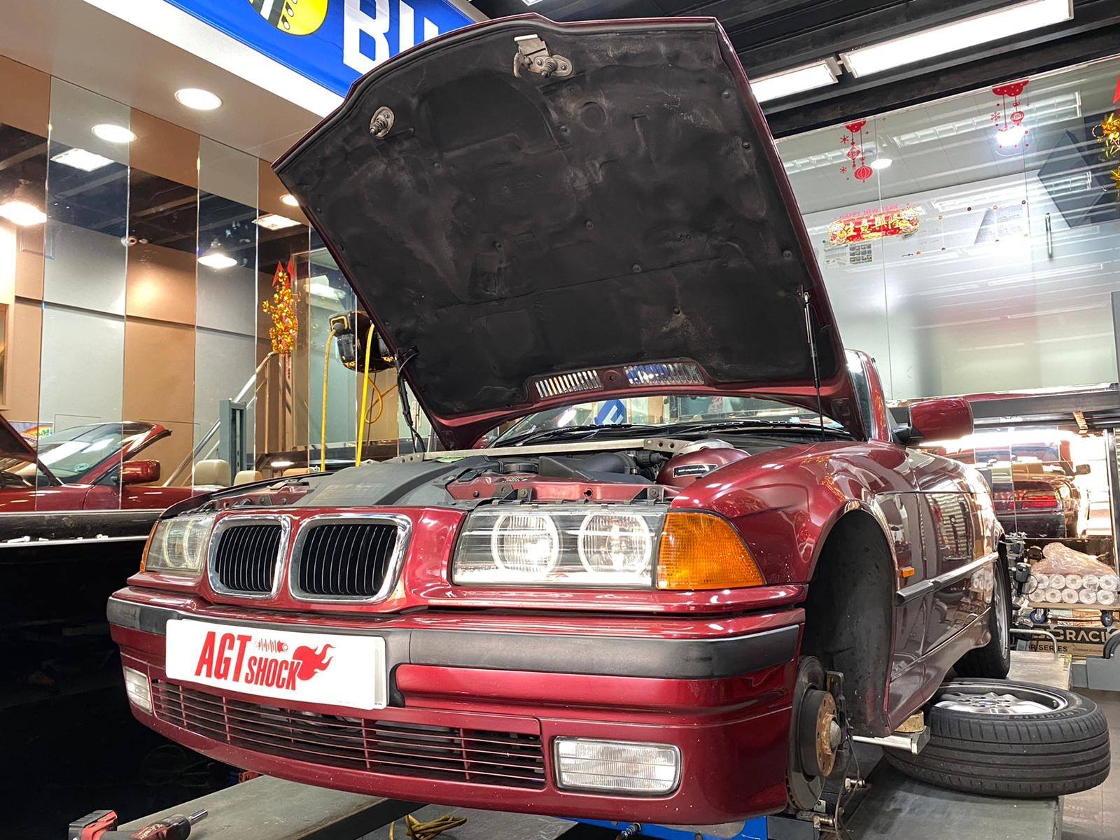 Kies-Motorsports AGT Shock AGT Shock 1992-1998 E36 (M3) 3 SERIES MK3 Front Inverted Fork/Rear Flip - Front Spring Rate:10K170 Rear Spring Rate:8K160