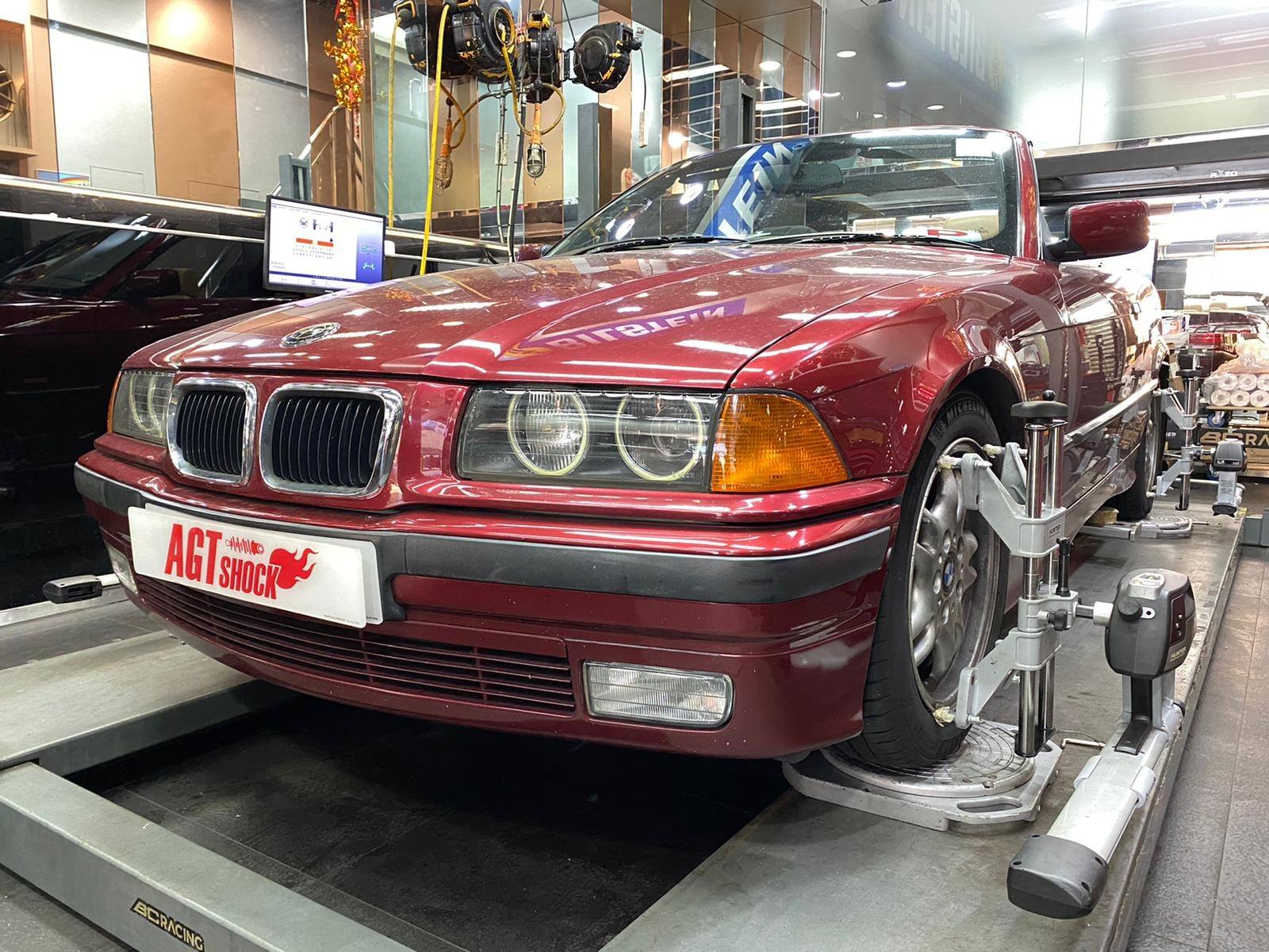 Kies-Motorsports AGT Shock AGT Shock 1992-1998 E36 (M3) 3 SERIES MK3 Front Inverted Fork/Rear Flip - Front Spring Rate:10K170 Rear Spring Rate:8K160