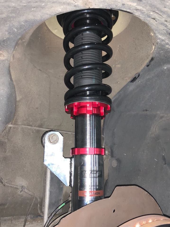 Kies-Motorsports AGT Shock AGT Shock 2003-2009 E85/E86 RWD Z4 Front Inverted Fork/Rear Flip-Front Spring Rate: 7K190 Rear Spring Rate: 8K160