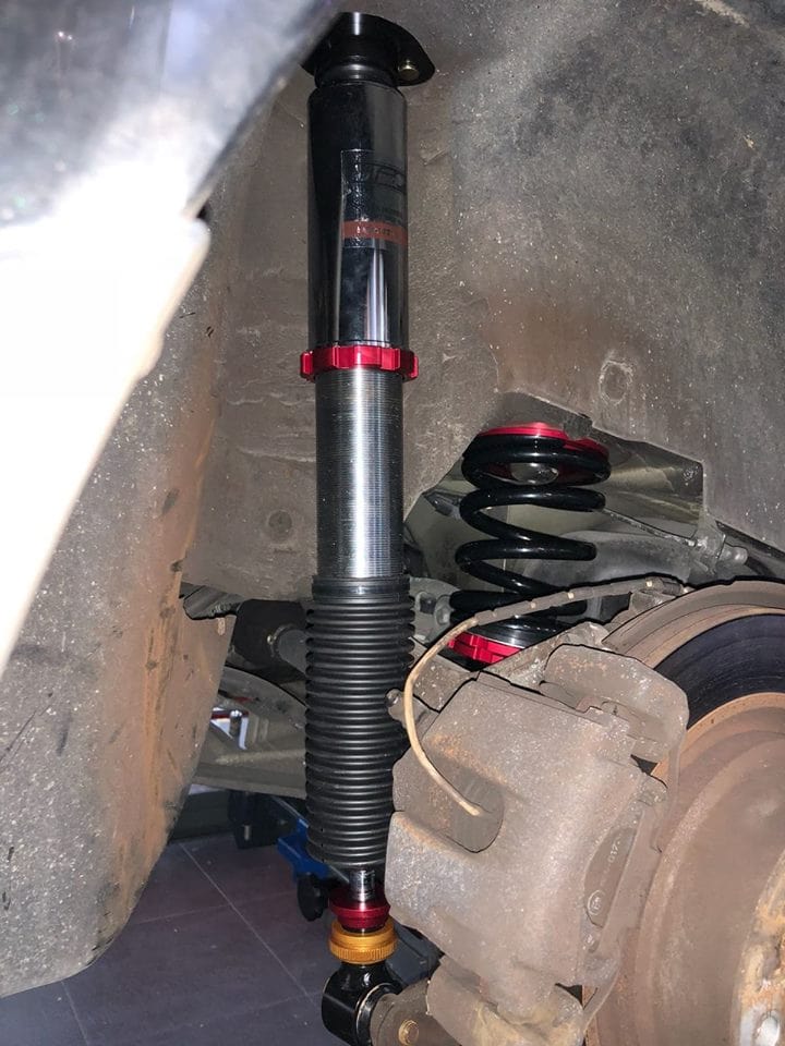 Kies-Motorsports AGT Shock AGT Shock 2003-2009 E85/E86 RWD Z4 Front Inverted Fork/Rear Flip-Front Spring Rate: 7K190 Rear Spring Rate: 8K160