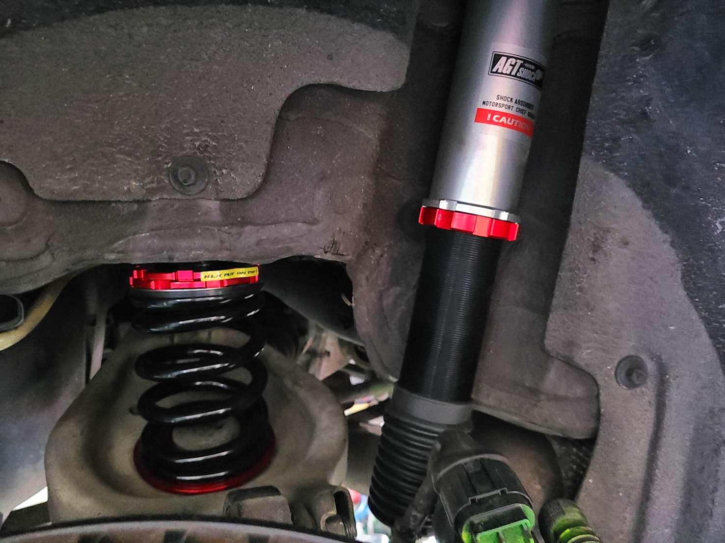 Kies-Motorsports AGT Shock AGT Shock 2003-2010 E61 RWD 5 SERIES MK5 TOURING Front/ Rear: Inverted Fork - Front Spring Rate: 7K210 Rear Spring Rate: 8K230