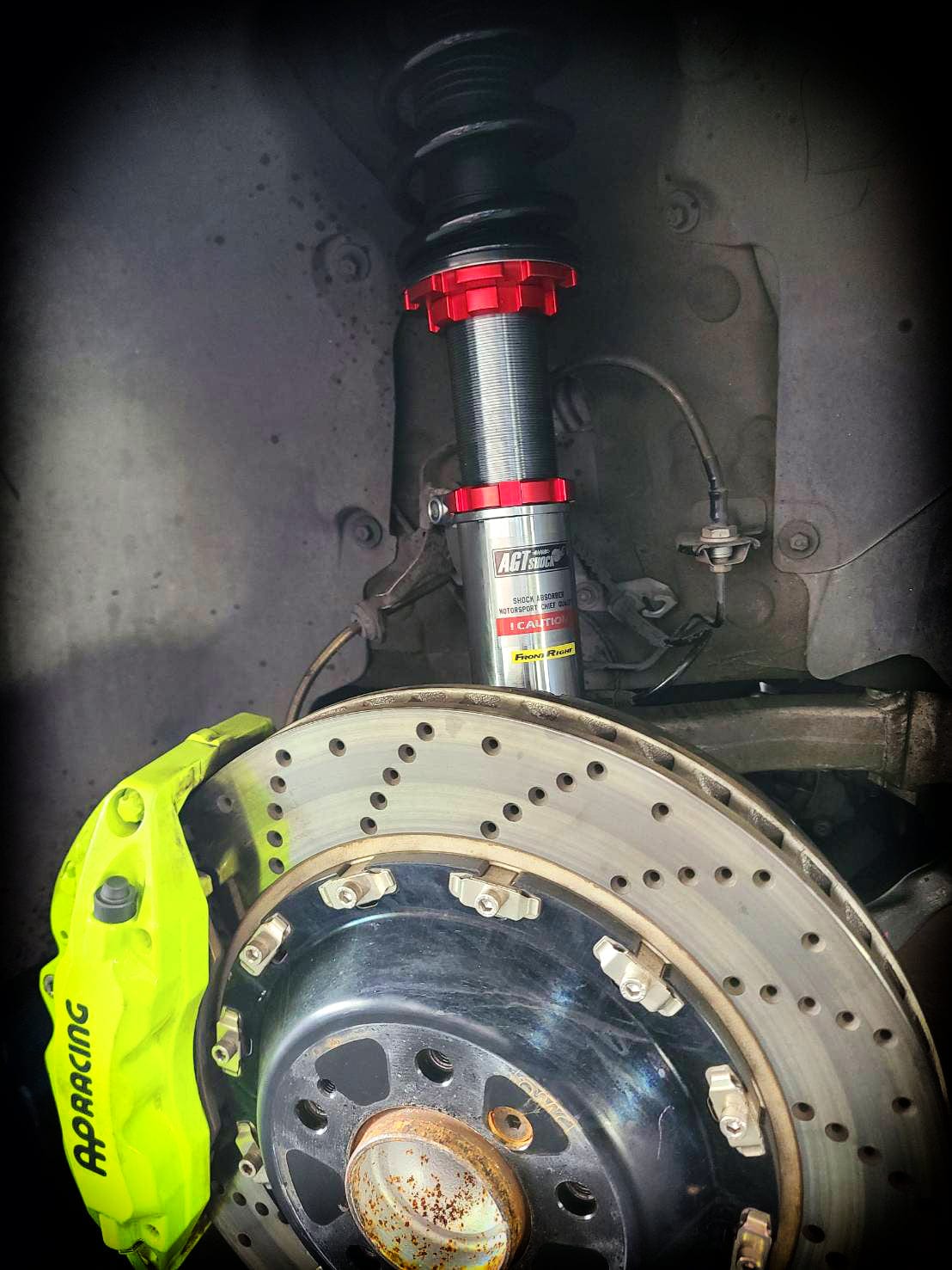 Kies-Motorsports AGT Shock AGT Shock 2003-2010 E61 RWD 5 SERIES MK5 TOURING Front/ Rear: Inverted Fork - Front Spring Rate: 7K210 Rear Spring Rate: 8K230