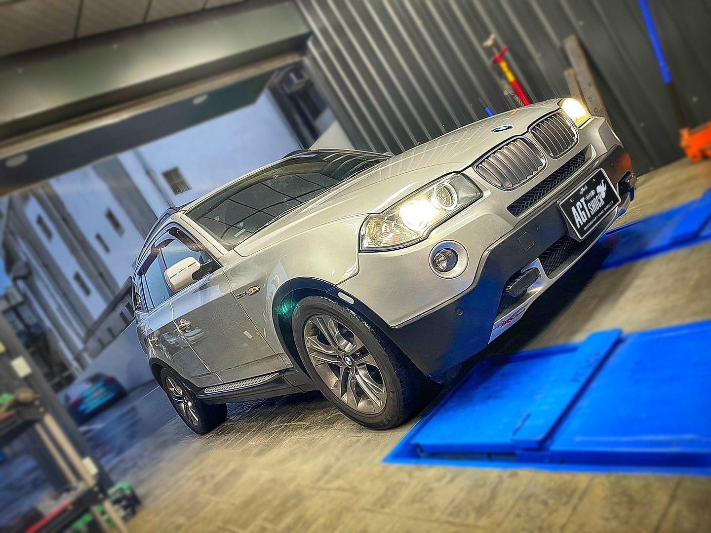 Kies-Motorsports AGT Shock AGT Shock 2003-2010 E83 X3 MK1 Front Inverted Fork/Rear Flip- Front Spring Rate: 7K210 Rear Spring Rate: 10K200