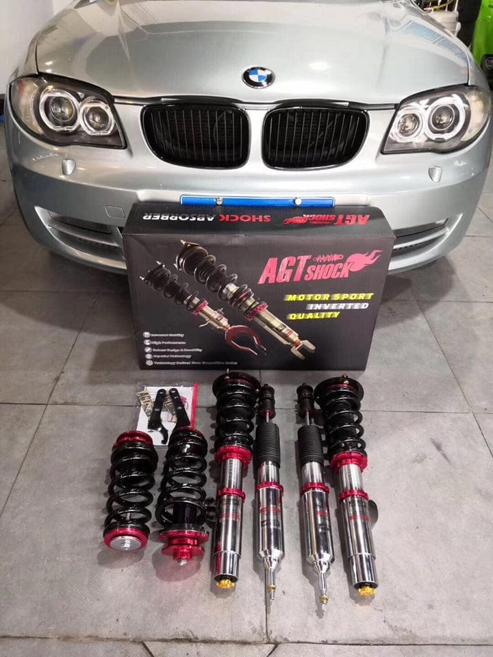Kies-Motorsports AGT Shock AGT Shock 2004-2013 E87/E88 RWD 1 SERIES MK1 M COUPE Front Inverted Fork/Rear Vertical Fork-Front Spring Rate: 6K210 Rear Spring Rate: 7K230