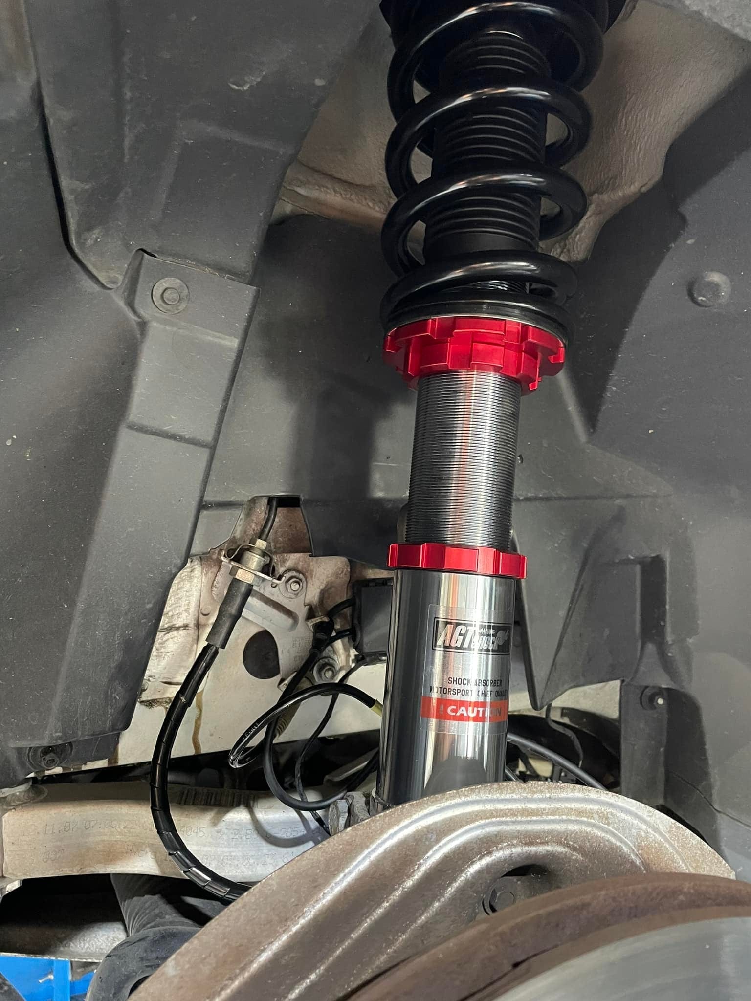 Kies-Motorsports AGT Shock AGT Shock 2005-2013 E90 /E91/E92/E93 2WD 3 SERIES MK5 Front Inverted Fork/Rear Vertical Fork - Front Spring Rate: 7K190 Rear Spring Rate: 10K220