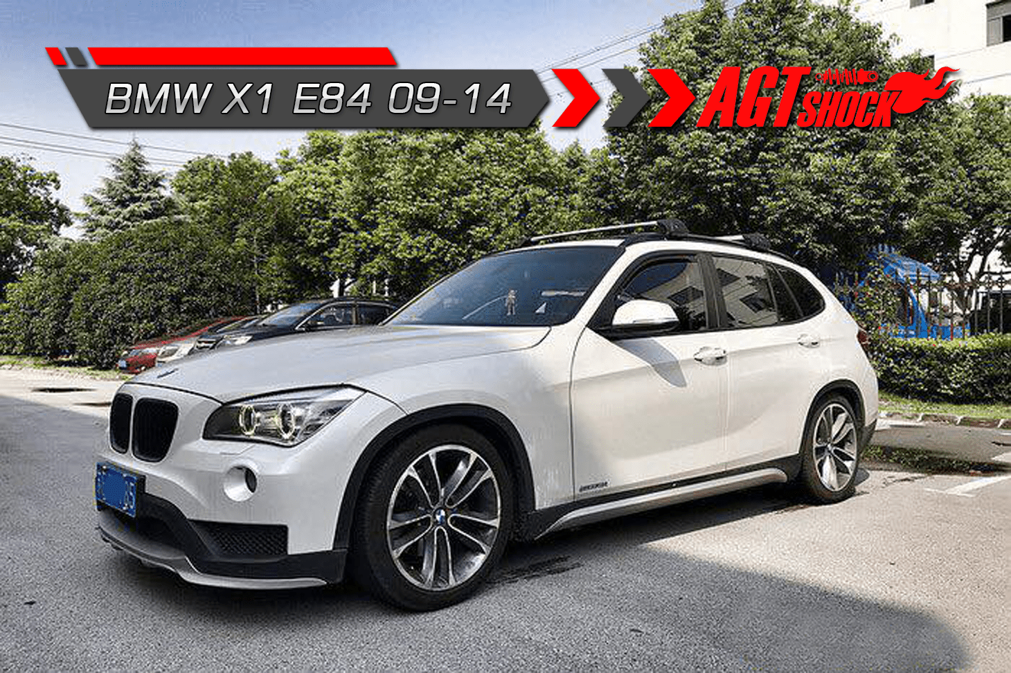 Kies-Motorsports AGT Shock AGT Shock 2009-2015 E84 4WD X1 MK1 Front Inverted Fork/Rear Vertical Fork - Front Spring Rate: 7K190 Rear Spring Rate: 12K230