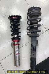 Kies-Motorsports AGT Shock AGT Shock 2009-2015 E84 RWD X1 MK1 Front Inverted Fork/Rear Flip - Front Spring Rate: 7K190 Rear Spring Rate: 12K230