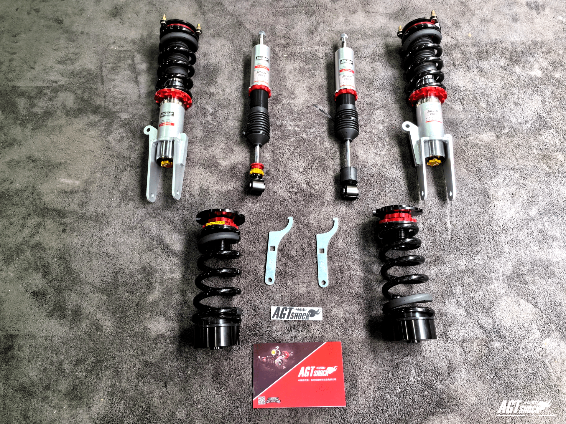 Kies-Motorsports AGT Shock AGT Shock 2010-2016 970 PANAMERA Front Inverted Fork/Rear Flip - Front Spring Rate: 15K220 Rear Spring Rate: 15K220