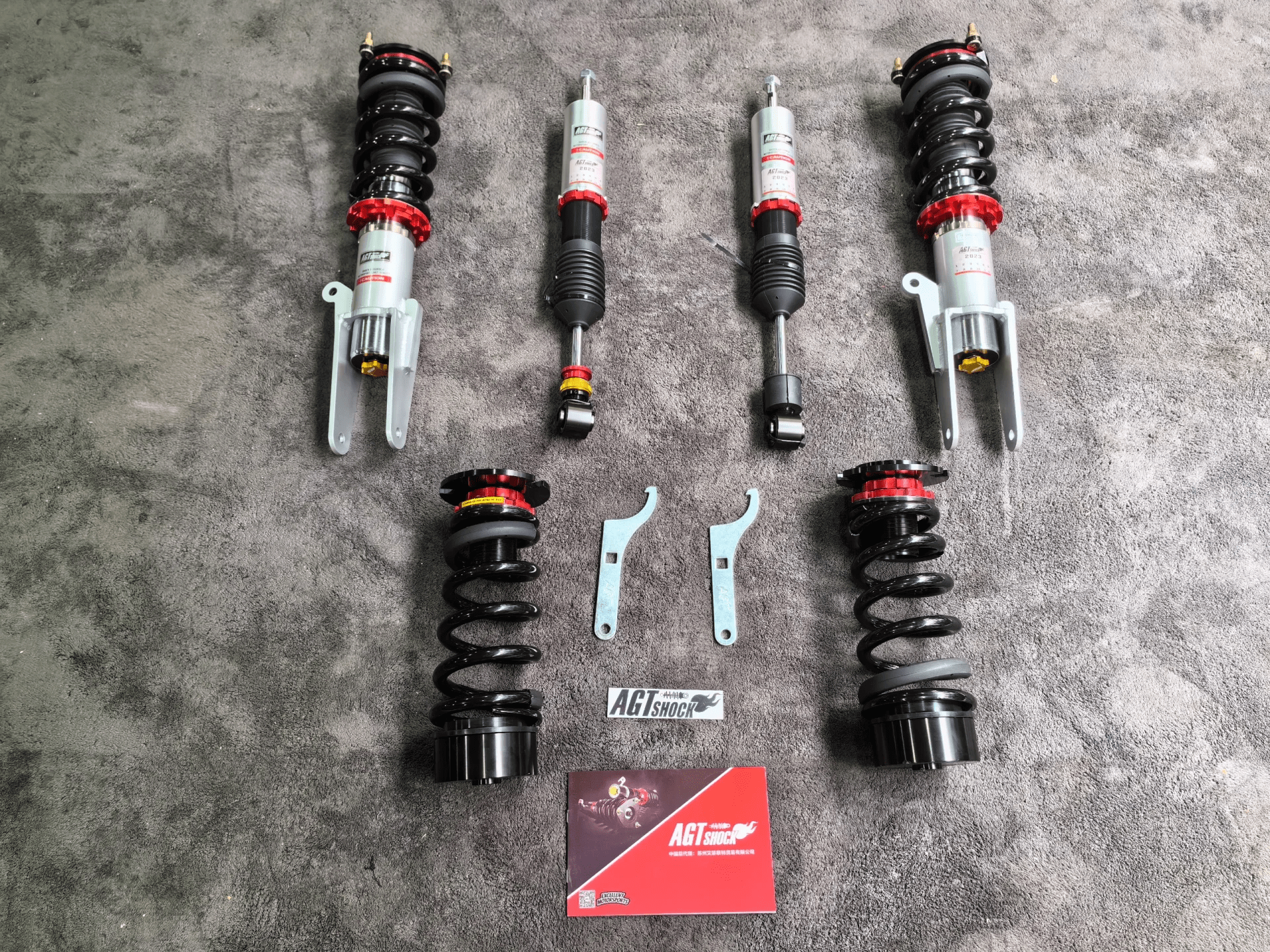 Kies-Motorsports AGT Shock AGT Shock 2010-2016 970 PANAMERA Front Inverted Fork/Rear Flip - Front Spring Rate: 15K220 Rear Spring Rate: 15K220