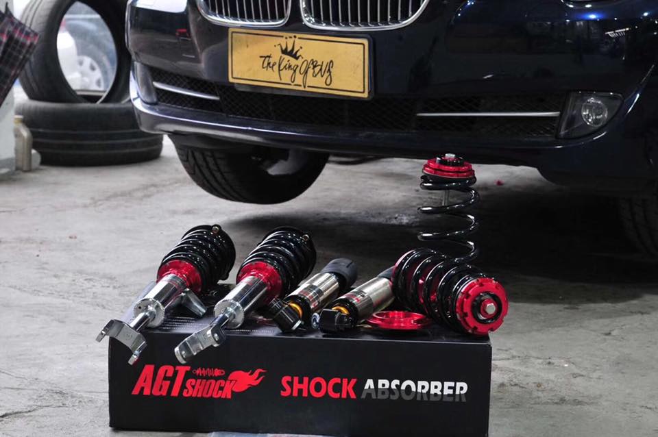 Kies-Motorsports AGT Shock AGT Shock 2010-2017 F11 RWD 5 SERIES MK6 TOURING Front Vertical Fork/Rear Inverted Fork- Front Spring Rate: 12K210 Rear Spring Rate: 6K250