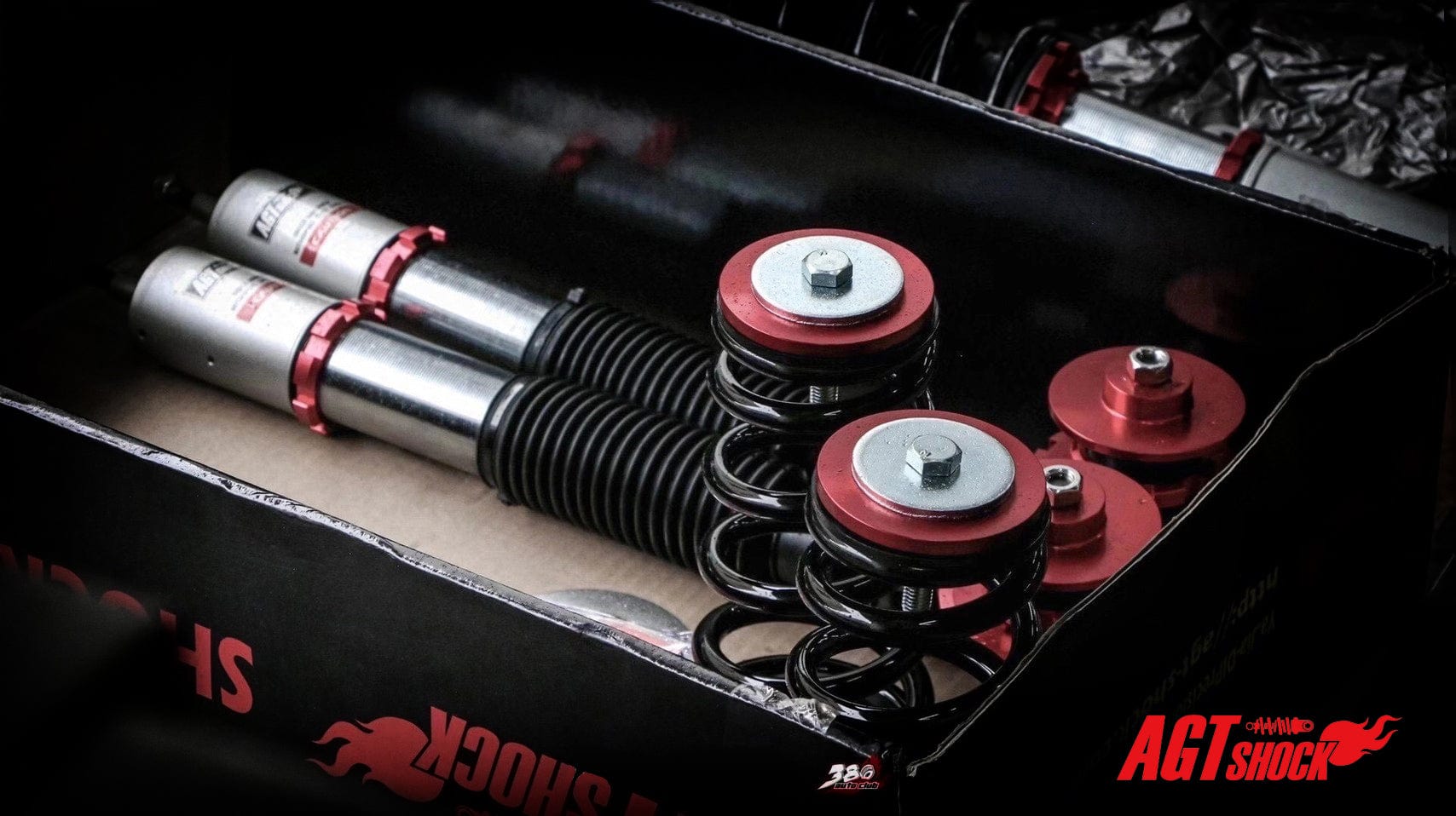 Kies-Motorsports AGT Shock AGT Shock 2012-2019 F30/F31 3 SERIES MK6 4WD Front/ Rear: Inverted Fork - Front Spring Rate: 7K170 Rear Spring Rate: 8K230