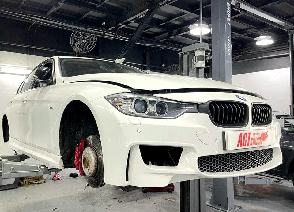 Kies-Motorsports AGT Shock AGT Shock 2012-2019 F30/F31 3 SERIES MK6 RWD CN Front Inverted Fork/Rear Flip - Front Spring Rate: 7K170 Rear Spring Rate: 7K230