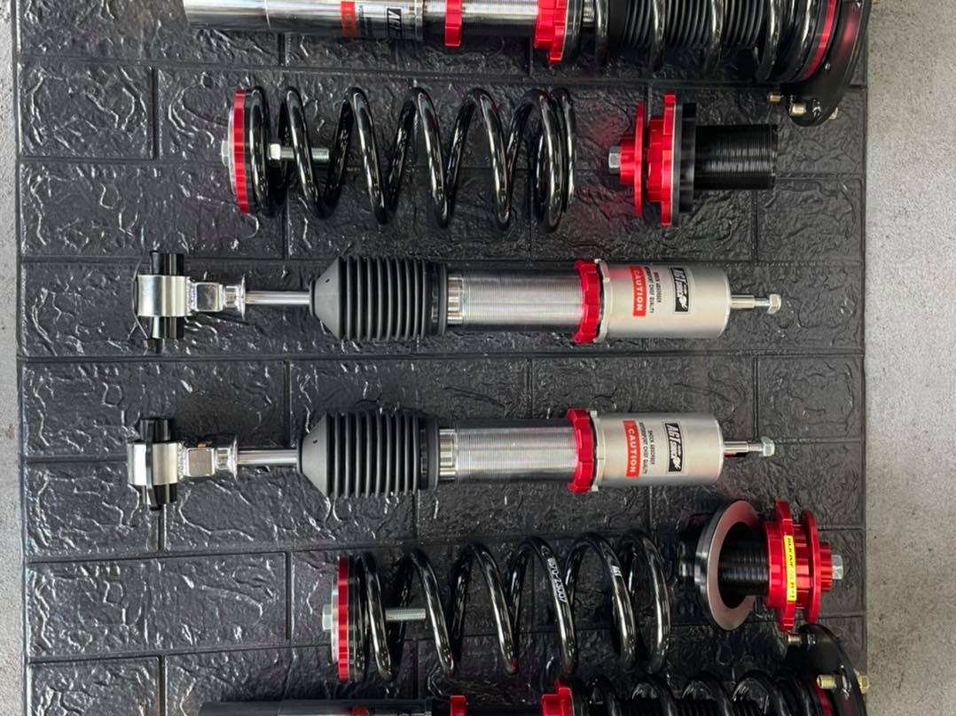 Kies-Motorsports AGT Shock AGT Shock 2012-2019 F30/F31 3 SERIES MK6 RWD Front/ Rear: Inverted Fork-Front Spring Rate: 6K180 Rear Spring Rate: 8K230