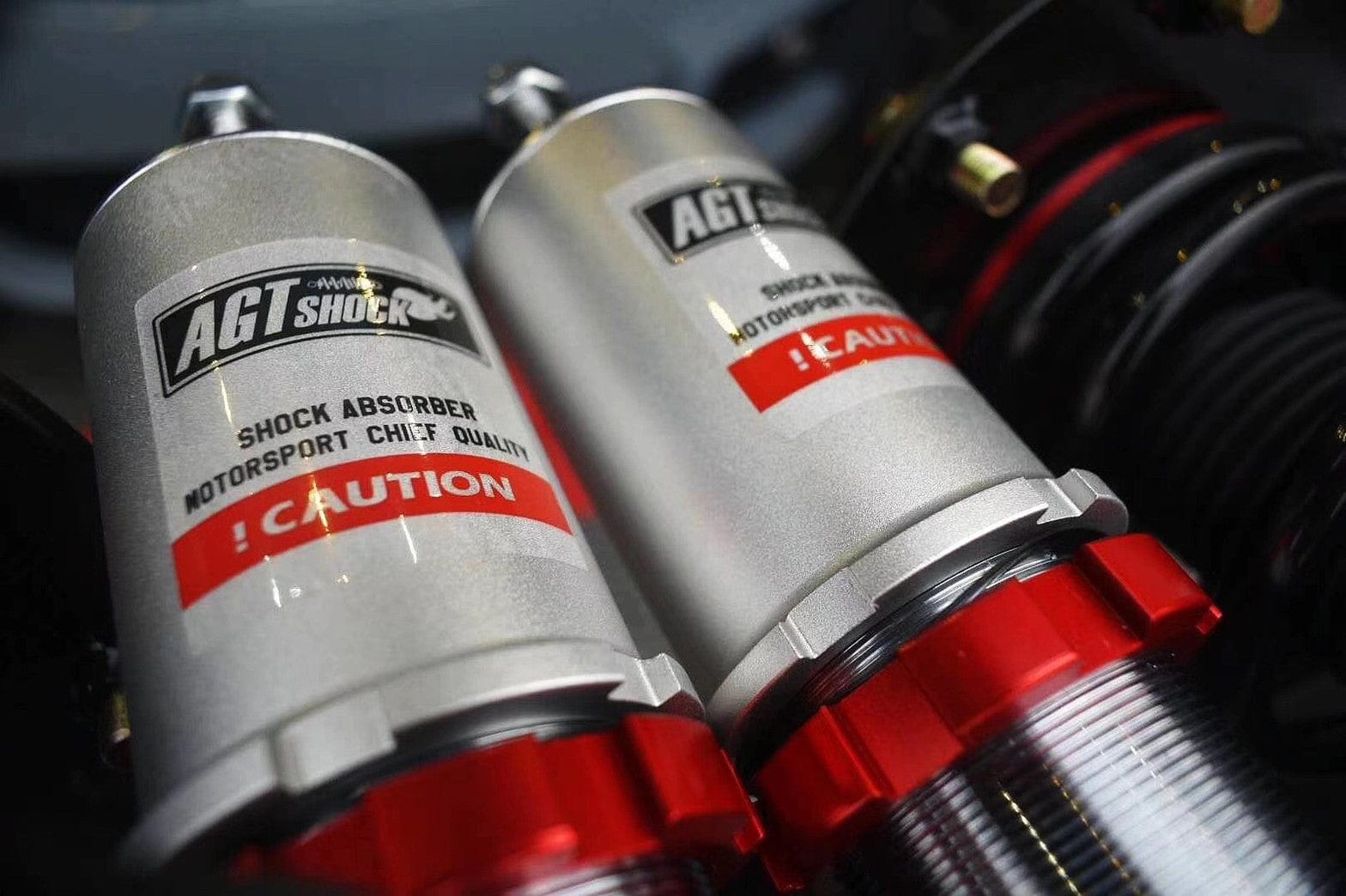 Kies-Motorsports AGT Shock AGT Shock 2014+ F22/ F23 RWD 2 SERIES MK1 Front Inverted Fork/Rear Flip - Front Spring Rate: 6K180 Rear Spring Rate:7K230