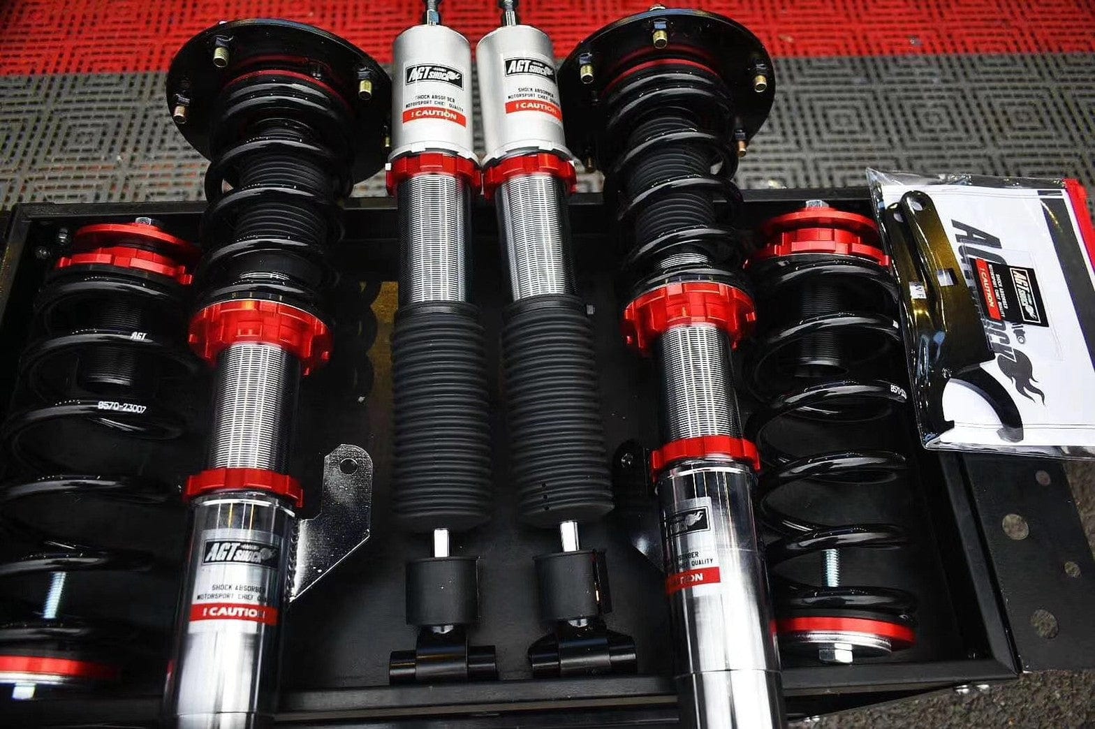 Kies-Motorsports AGT Shock AGT Shock 2014+ F22/ F23 RWD 2 SERIES MK1 Front Inverted Fork/Rear Flip - Front Spring Rate: 6K180 Rear Spring Rate:7K230