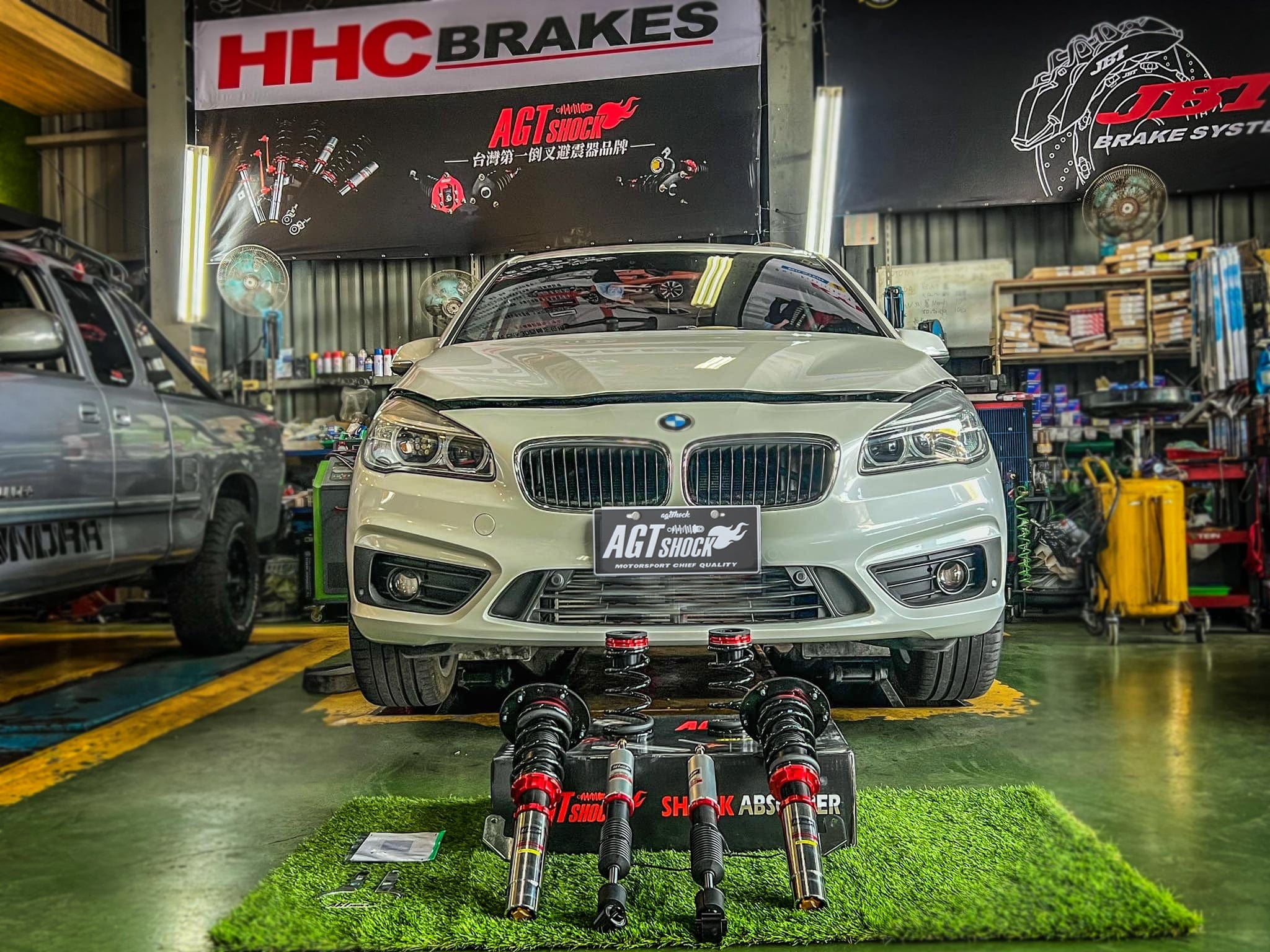 Kies-Motorsports AGT Shock AGT Shock 2015+F45/F46 2 SERIES MK1 Front Inverted Fork/Rear Flip - Front Spring Rate: 6K180 Rear Spring Rate: 6K180