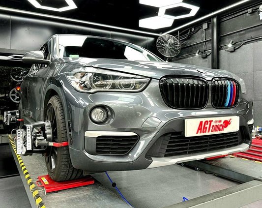 Kies-Motorsports AGT Shock AGT Shock 2016-2021  F48/F49 X1 MK2 Front Inverted  Fork/Rear Flip - Front Spring Rate: 7K190 Rear Spring Rate: 6K180