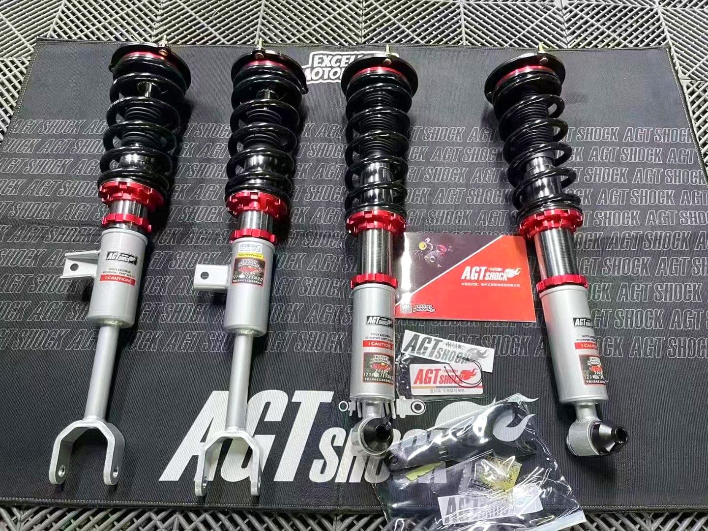 Kies-Motorsports AGT Shock AGT Shock 2017+ G30 G38 4WD 5 SERIES MK7 SEDAN Front Vertical Fork/Rear Inverted Fork- Front Spring Rate: 10K220 Rear Spring Rate: 5K240