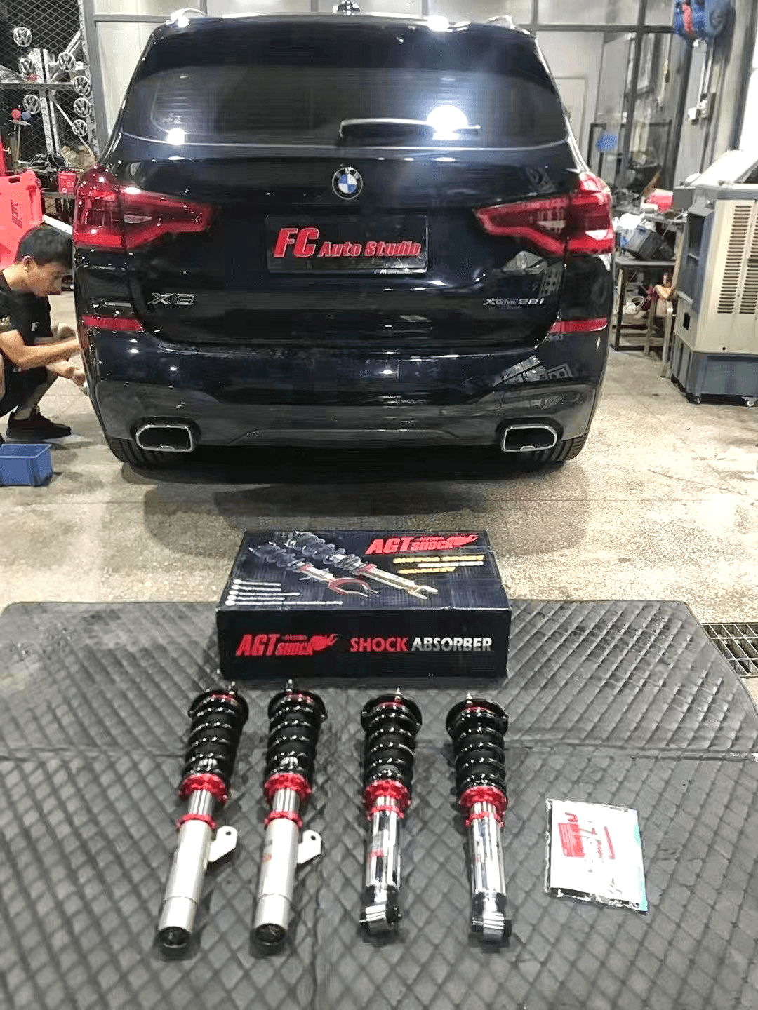 Kies-Motorsports AGT Shock AGT Shock 2018+ G01 G02 X3 X4 MK2 Front/ Rear: Inverted Fork -Front Spring Rate: 7K210 Rear Spring Rate: 8K200