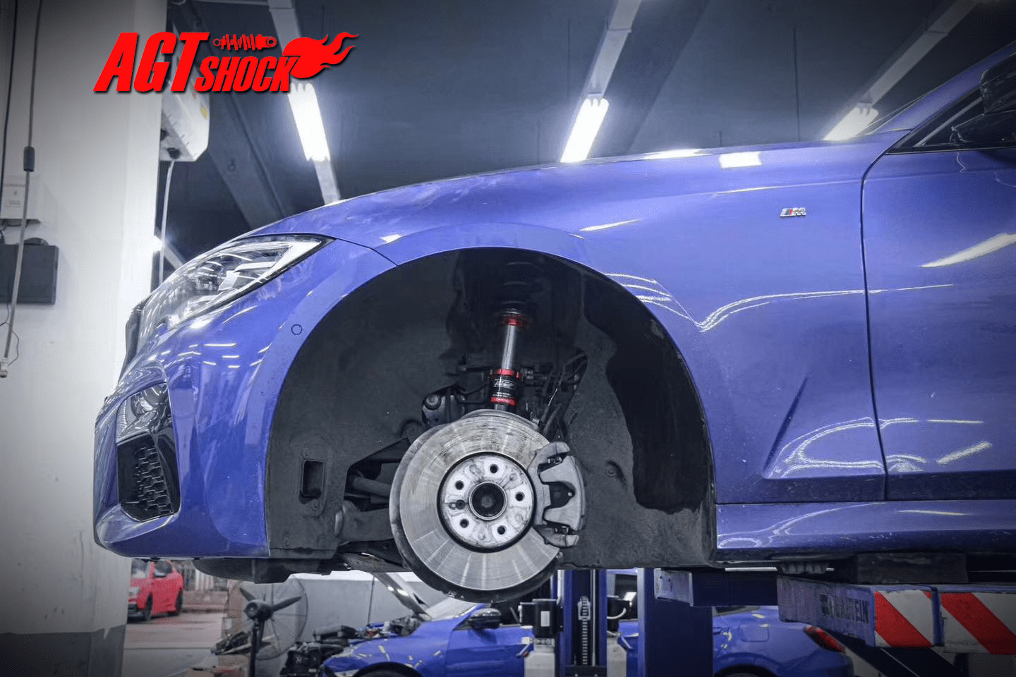 Kies-Motorsports AGT Shock AGT Shock 2019+ G20/G21/G28 4WD 3 SERIES MK7 Front Inverted Fork/Rear Flip -Front Spring Rate: 6K180 Rear Spring Rate: 8K250