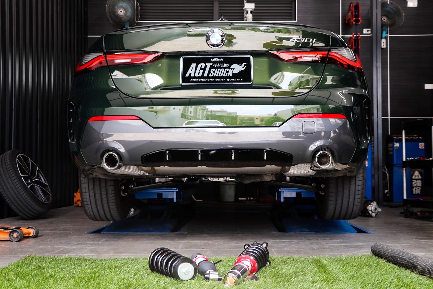 Kies-Motorsports AGT Shock AGT Shock 2020+ G22 4WD 4 SERIES MK2 Front Inverted Fork/Rear Flip-Front Spring Rate: 6K180 Rear Spring Rate: 8K250