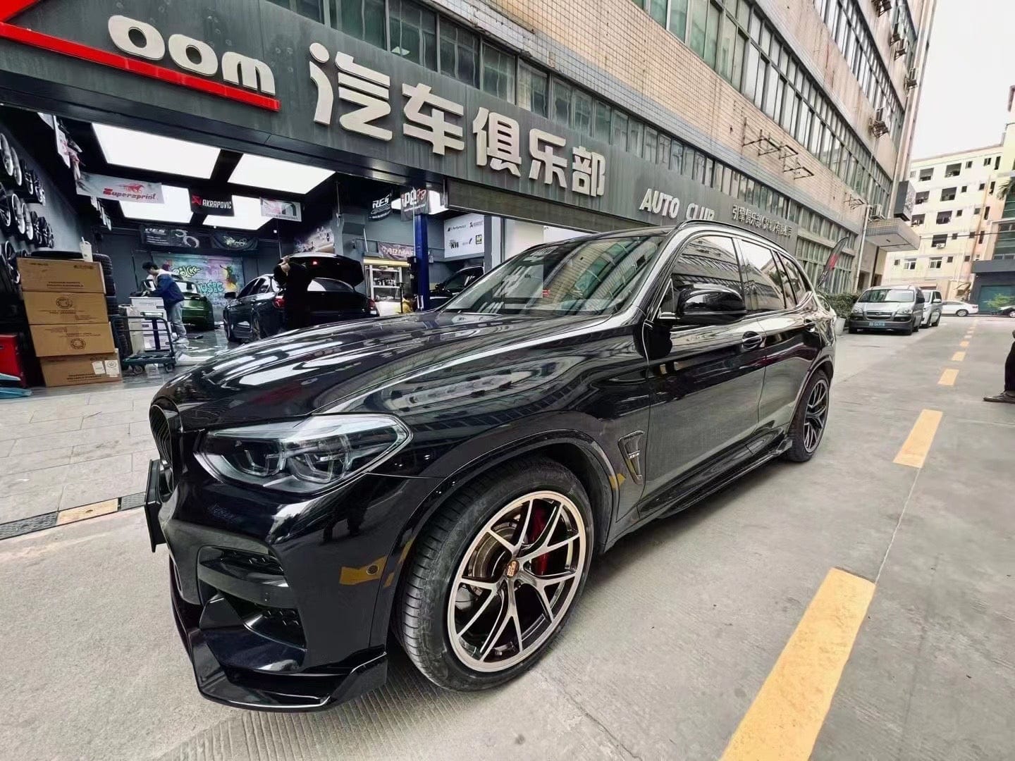 Kies-Motorsports AGT Shock AGT Shock 2021+ G08 IX3 Front Inverted Fork/Rear Flip - Front Spring Rate: 7K210 Rear Spring Rate: 14K200