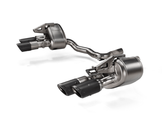 Kies-Motorsports Akrapovic Akrapovic 2024+ Porsche Panamera Slip-On Line (Titanium) w/ Carbon Tips: Requires V6 or V8 fit kit