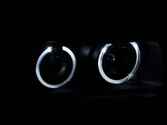Kies-Motorsports ANZO ANZO 1992-1998 BMW 3 Series E36 Projector Headlights w/ Halo Black (CCFL) G2