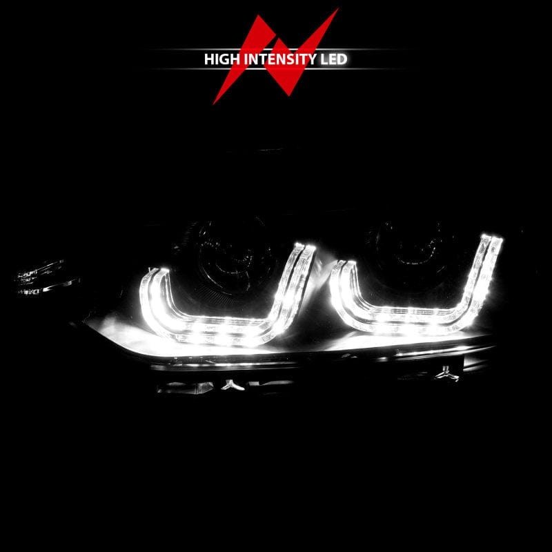 Kies-Motorsports ANZO ANZO 2012-2015 BMW 3 Series Projector Headlights w/ U-Bar Black