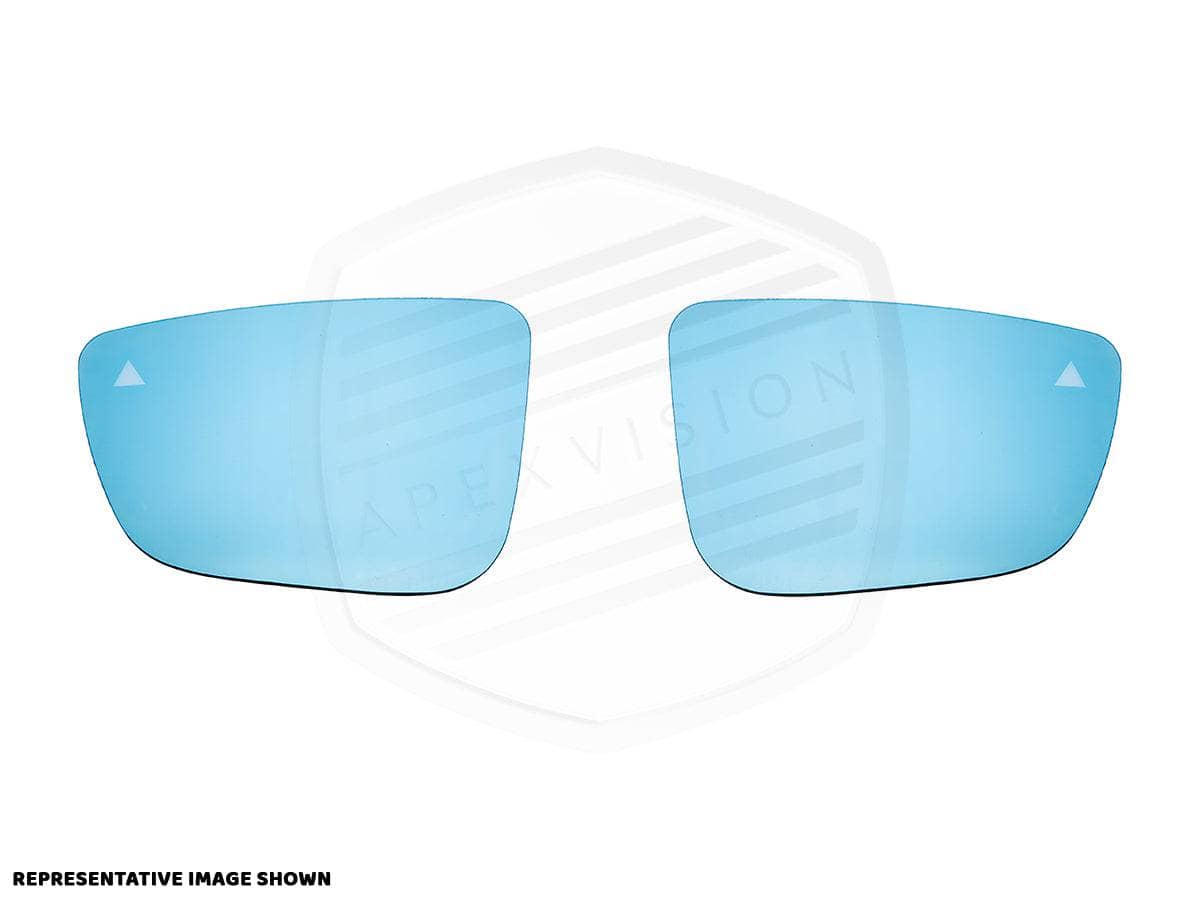Kies-Motorsports AutoTecknic USA ApexVision Blue Tinted Side View Mirror Glass Set - E63 M6
