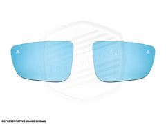 Kies-Motorsports AutoTecknic USA ApexVision Blue Tinted Side View Mirror Glass Set - E82/ E88 1-Series