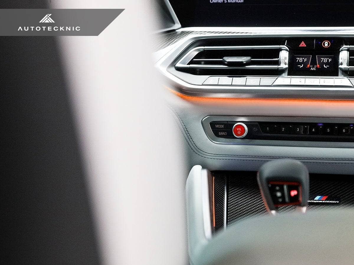 Kies-Motorsports AutoTecknic USA AutoTecknic Bright Red Audio Volume Button - G01 X3 | G02 X4 LCI