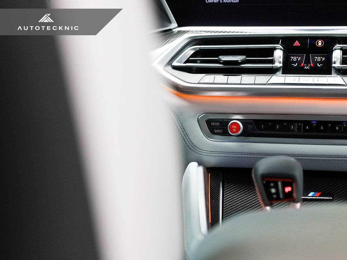 Kies-Motorsports AutoTecknic USA AutoTecknic Bright Red Audio Volume Button - G87 M2