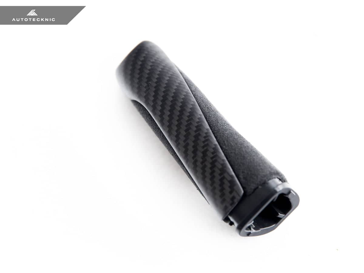 Kies-Motorsports AutoTecknic USA AutoTecknic Carbon Alcantara E-Brake Handle - BMW F-Chassis
