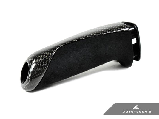 Kies-Motorsports AutoTecknic USA AutoTecknic Carbon Alcantara E-Brake Handle - BMW F-Chassis