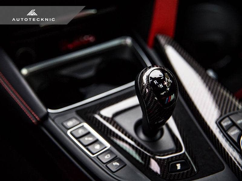 Kies-Motorsports AutoTecknic USA AutoTecknic Carbon Alcantara Shift Console Trim - F80 M3 | F82/ F83 M4