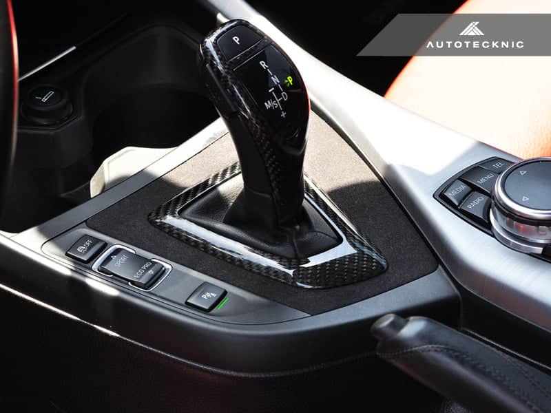 Kies-Motorsports AutoTecknic USA AutoTecknic Carbon Alcantara Shift Console Trim - F87 M2 | F20 1-Series | F22 2-Series