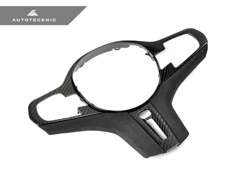 Kies-Motorsports AutoTecknic USA AutoTecknic Carbon Alcantara Steering Wheel Trim - F90 M5 2018-2019