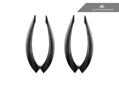 Kies-Motorsports AutoTecknic USA AutoTecknic Carbon Door Grip Handle Trim Set - F8X M3/ M4 F80 M3 Sedan - Front and Rear / Gloss Finish