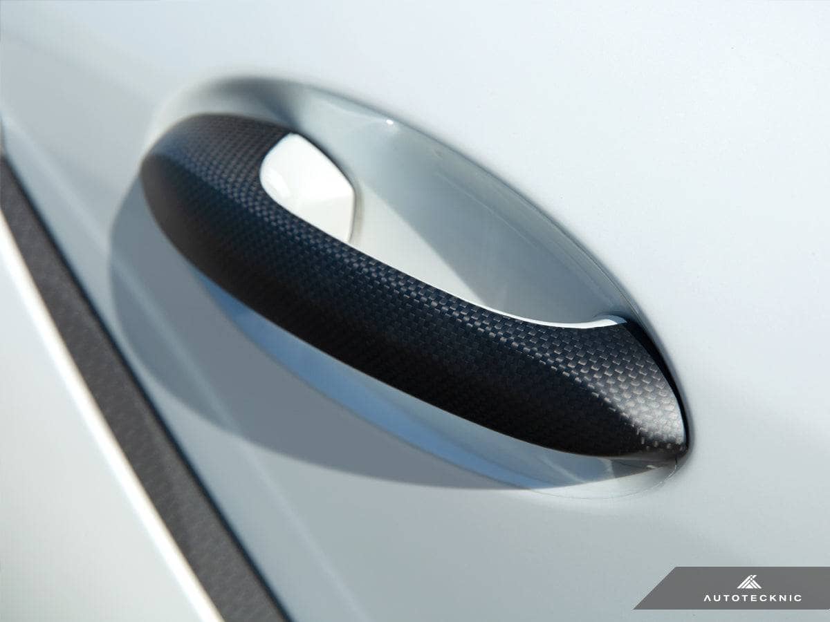 Kies-Motorsports AutoTecknic USA AutoTecknic Carbon Fiber Door Handle Trims - A90 Supra 2020