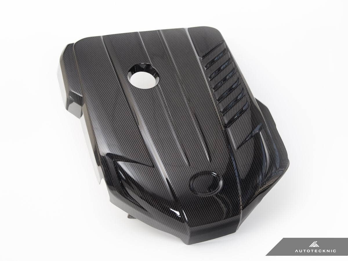 Kies-Motorsports AutoTecknic USA AutoTecknic Carbon Fiber Engine Cover - A90 Supra
