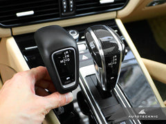 Kies-Motorsports AutoTecknic USA AutoTecknic Carbon Fiber Exclusive Design Shift Lever - Porsche 971 Panamera | 9Y0 Cayenne